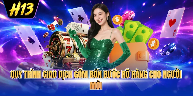 Quy trình giao dịch gồm bốn bước rõ ràng cho người mới